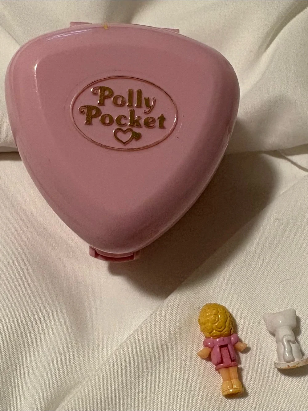 Polly Pocket Polly’s Big Night Out 1991 Ring Case Complete, by Blue Bird